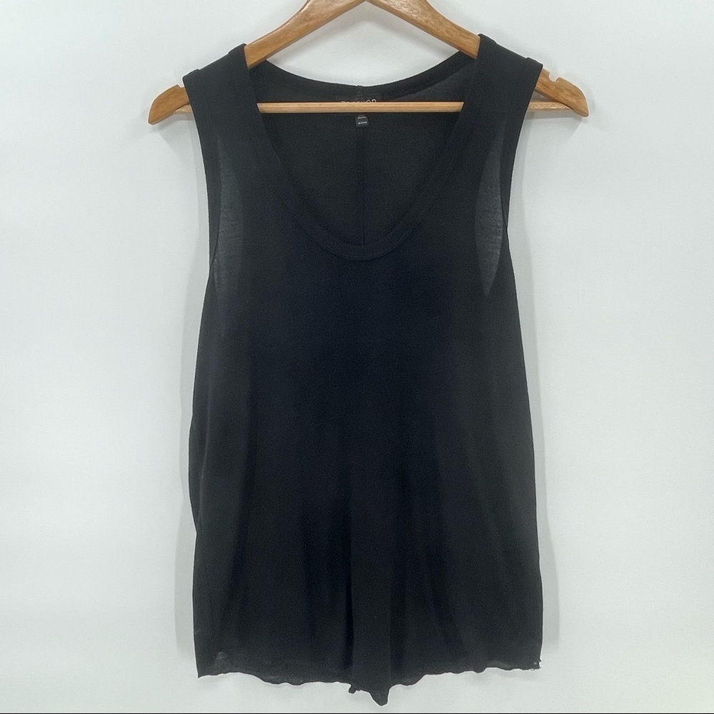 Topshop Black Tank Top Size 8